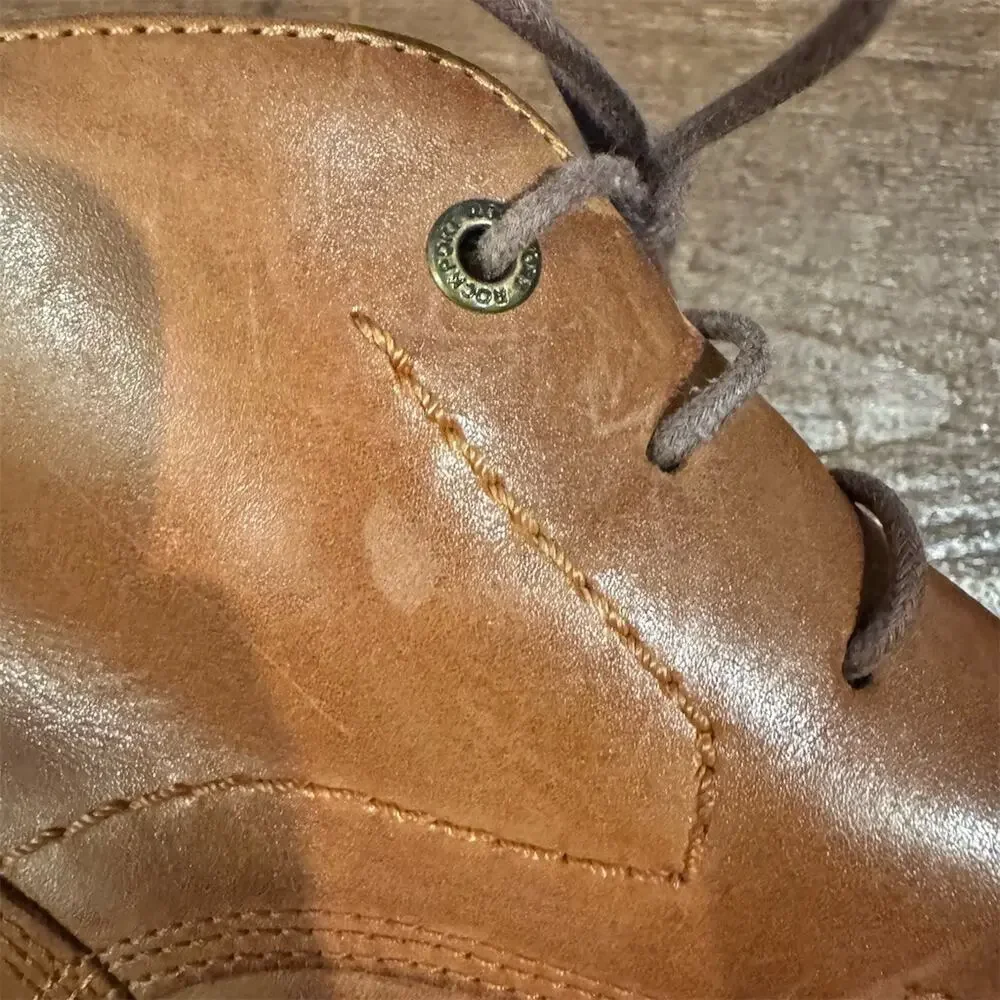 Rockport Classic Break Chukka Boots Men's Sz 9.5 Brown Leather Casual Dress READ